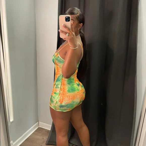 Neon Python Dress - Picture 2 of 2